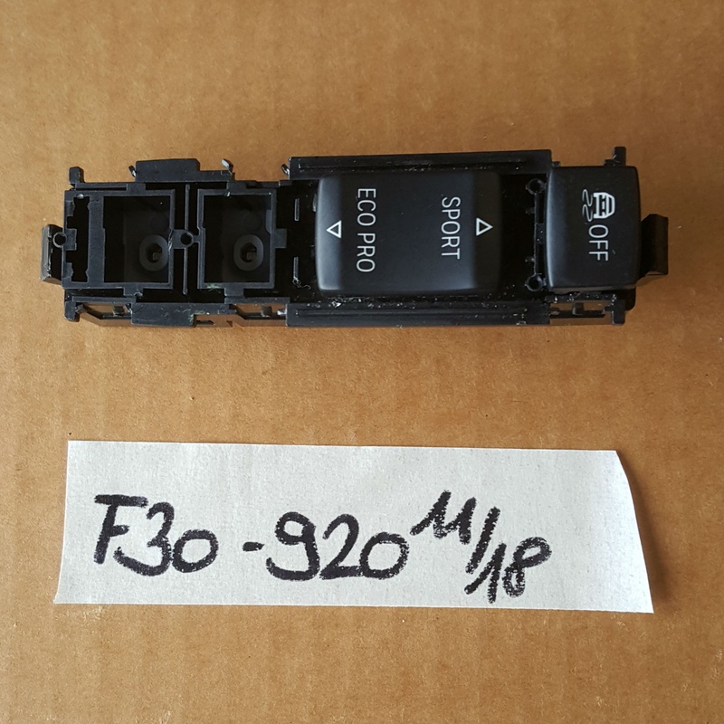 BMW F20 F30 F31 F34 F32 Bedieneinheit Mittelkonsole ECO Sport Schalter 9252920
