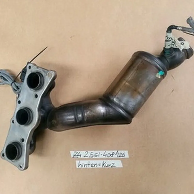 BMW Z4 E85 E86 Katalysator 2,5 si hinten Abgas Krümmer kurz 7536408 N52 Auspuff 