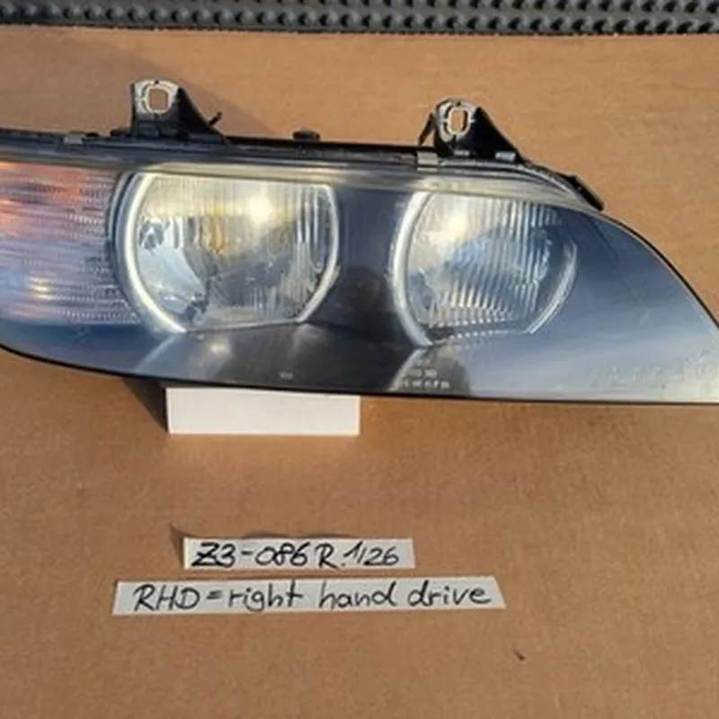 original BMW Z3 english Front Scheinwerfer RECHTS Blinker weiß RHD 8381086 Chrom