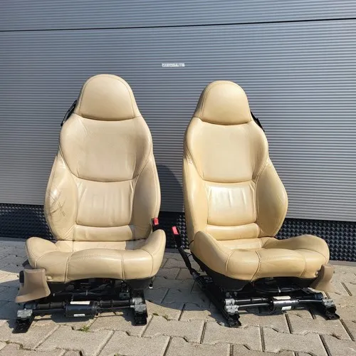 BMW Z3 Roadster Fahrer +  Beifahrer Sport Sitz Leder beige Sitzheizung ABHOLUNG