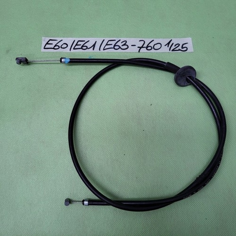 BMW E60 / E61 / E63 / E64 Haubenzug Seilzug Frontklappe Bowdenzug hinten 7008760