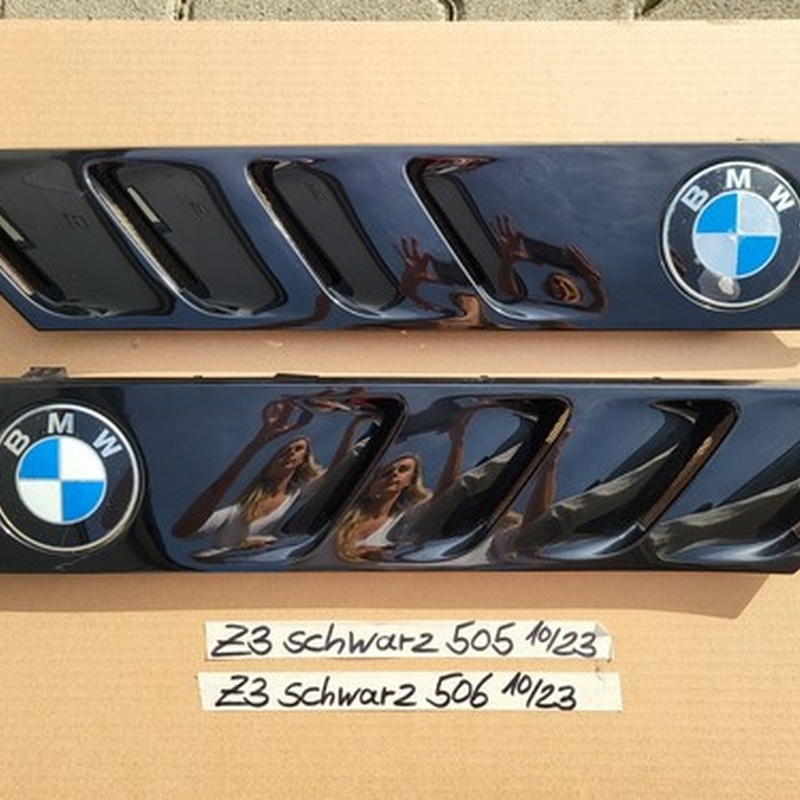BMW Z3 Roadster Lufteinlass Ki​emen Ziergitter Motorhaube Schwarz R+L