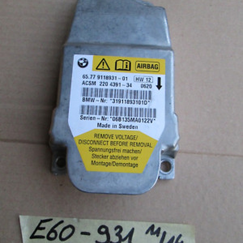BMW E60 E61 Airbag Steuergerät Airbag ECU Safety Modul Control Unit 9118931