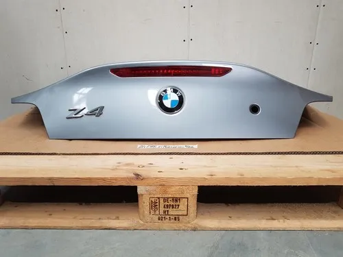 BMW Z4 E85 Heckklappe Kofferraum Klappe Heckdeckel Silber grau Metallic ABHOLUNG