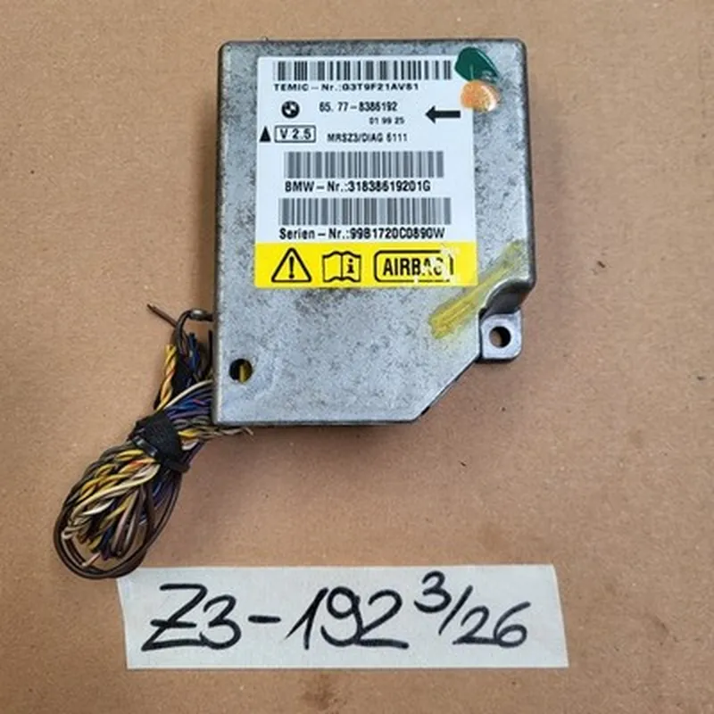 BMW Z3 Roadster Steuergerät Airbag Sensor AB Modul 8386192