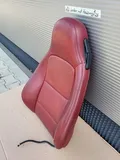 BMW Z3 Roadster Fahrer Sitz Oberteil Leder rot Rückenlehne Polster Sitzheizung 