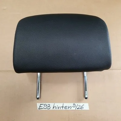 BMW E93 Cabrio Kopfstütze HINTEN Leder Dakota schwarz 7246446
