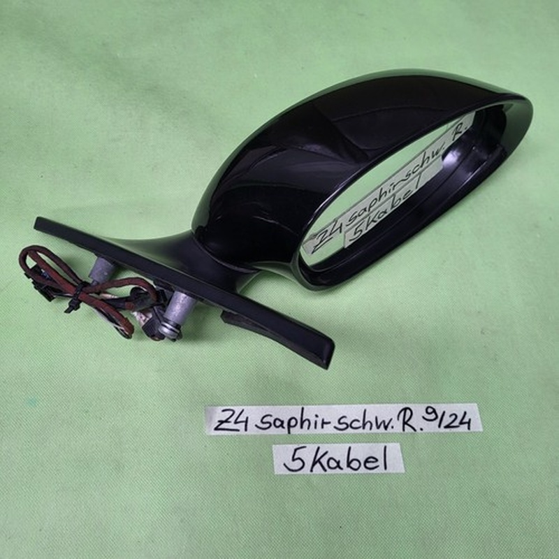 BMW Z4 E85 Seiten Außen Spiegel +  Motor RECHTS Saphir schwarz Black metallic