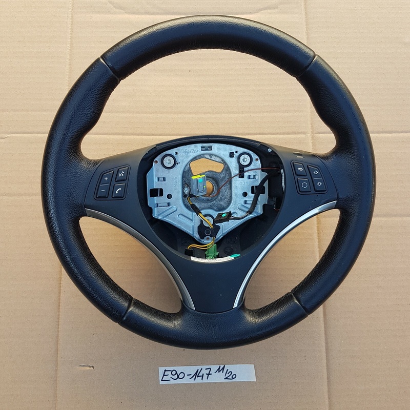 BMW E90 E91 E92 E93 E81 E82 E87 MFL Lenkrad  Multifunktion Leder Lenker 6772147