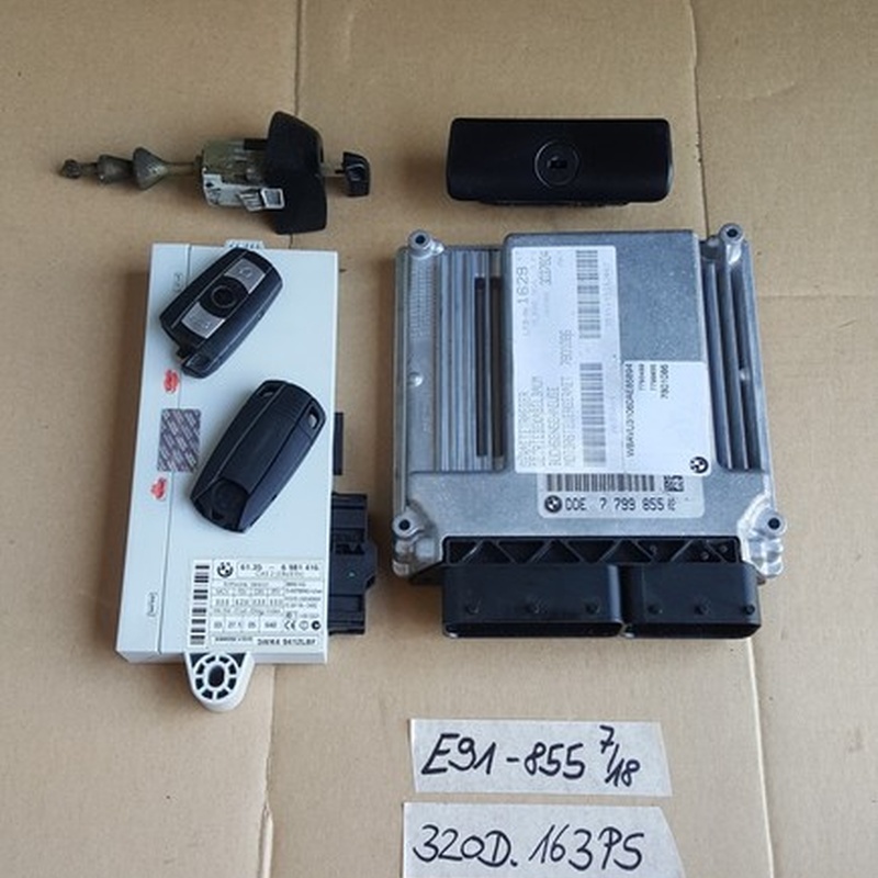 BMW E90 E91 E92 Motorsteuergerät 320 Diesel 163 PS 7799855 CAS Modul 6981416