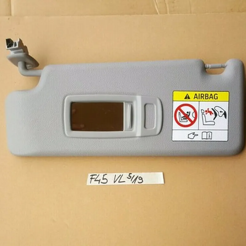 BMW 2er F45 Sonnenblende grau Sonnen Schutz Blende LINKS beleuchtet 7336257