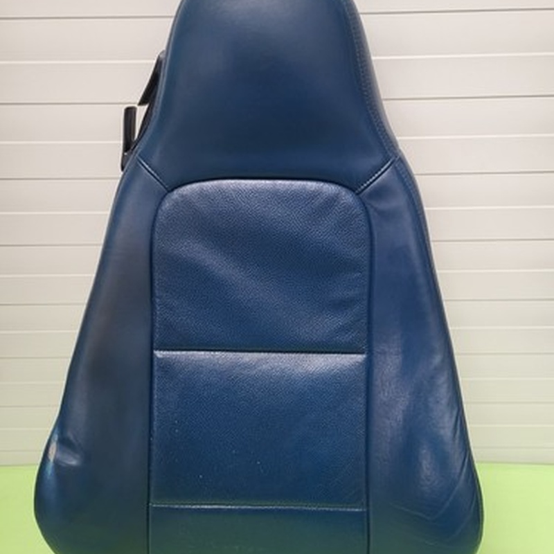 BMW Z3 Roadster Coupe Bei-Fahrer Sitz Oberteil Leder blau Rückenlehne