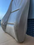 BMW Z3 Beifahrer Sitz Oberteil Leder beige Rücken Lehne Polster Kissen Bezug 