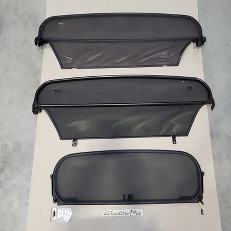 3x BMW Z3 Roadster Windschott Windschutz Abweiser Wind Stop Netz + Rahmen 
