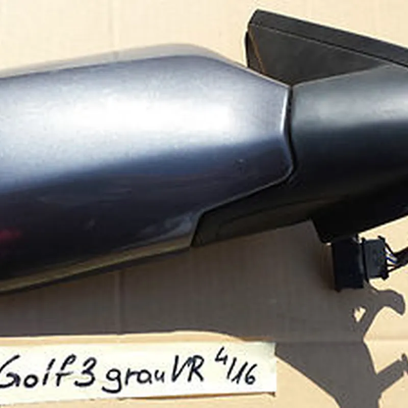 VW Golf 3 / Golf III Außenspiegel Spiegel Seitenspiegel RECHTS grau metallic