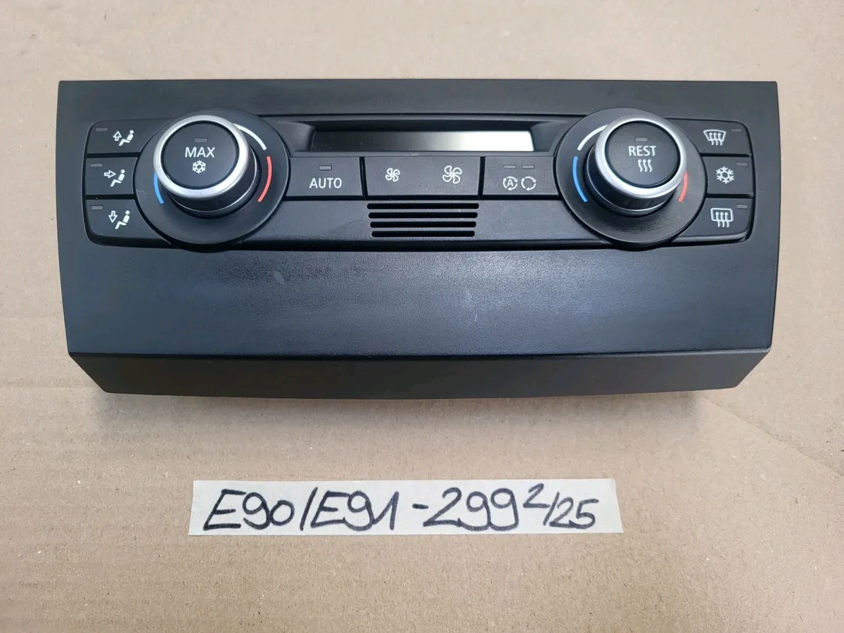 BMW E90 E91 E92 E93 Klimabedienteil mit Chrom Bedienteil Klimaautomatik 9147299