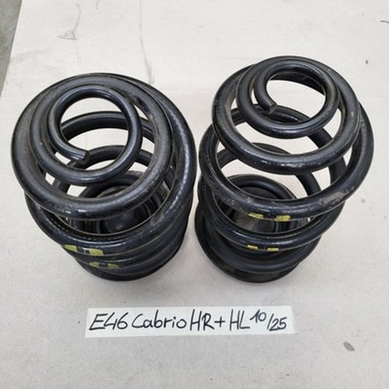 BMW E46 Cabrio Coupe Spiral Tonnen Feder Hinten RECHTS LINKS 6 Zylinder 