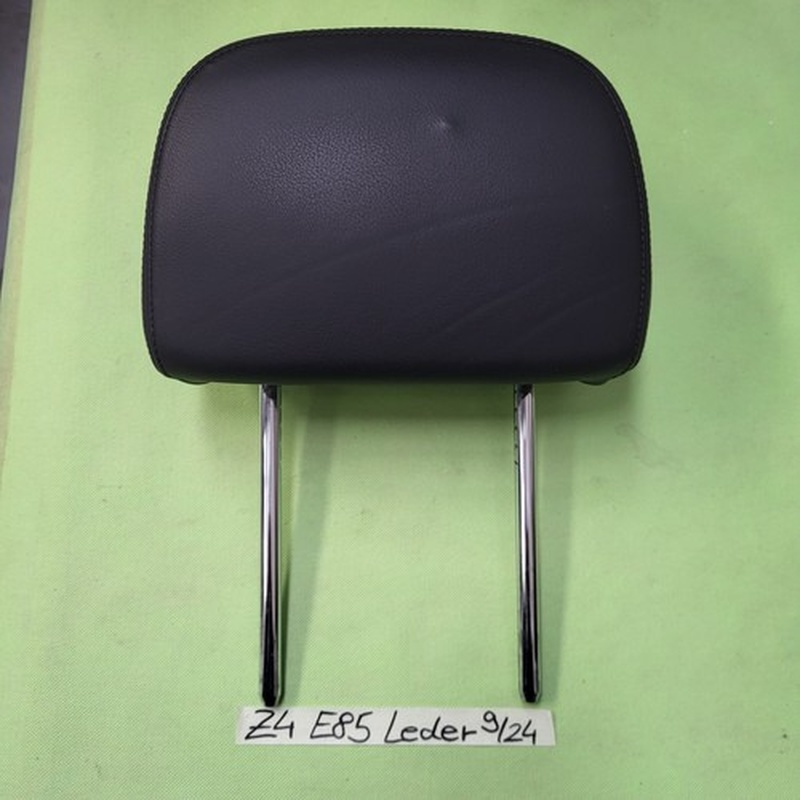 BMW Z4 E85 Kopfstütze für Fahrer ODER Beifahrer Sitz Leder Schwarz Black