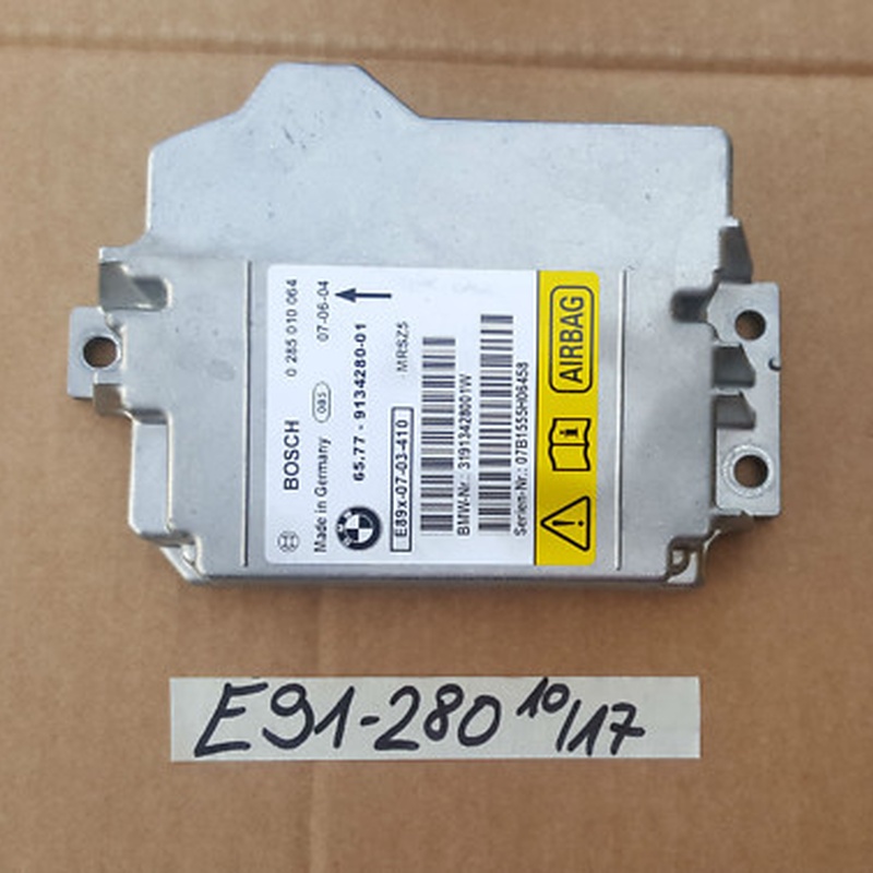 BMW E90  E91  E92  E81  E87  Airbag Sensor Modul Steuergerät 9134280