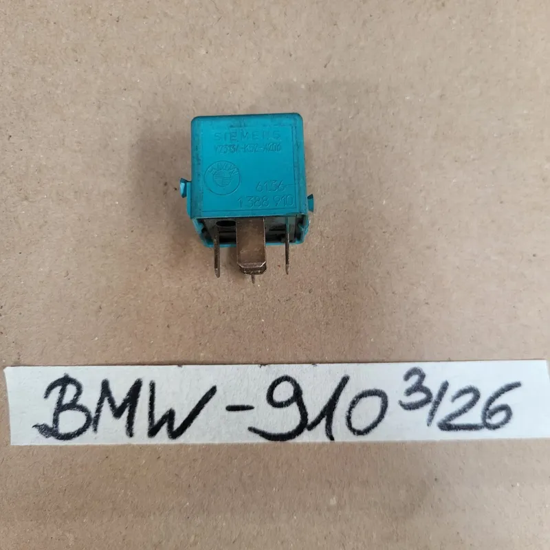 Relais  BMW E24  E31  E32  E38  E34  E36  E39 Z3 Schliesser türkis blau 1388910