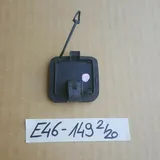 BMW E46 Blende Abschlepp Öse Klappe Stoßstange grau 8229149