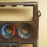 BMW Z3 Mittelkonsole Klima Blende Holz Optik 8410710 + Digital Uhr Vorrichtung 