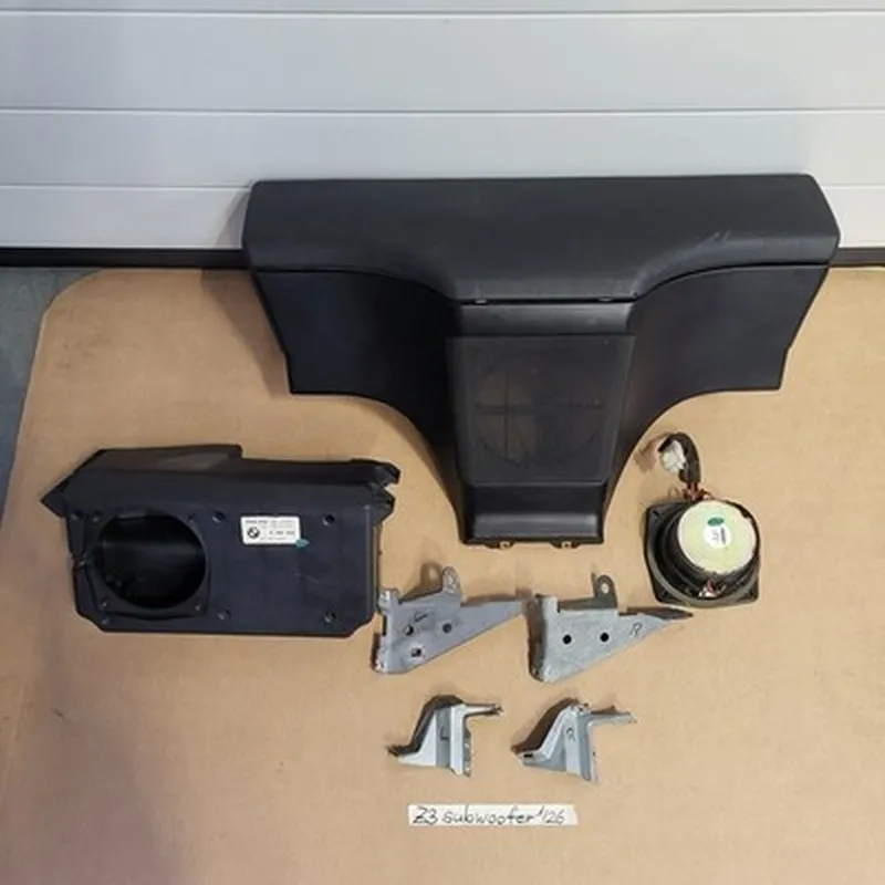 BMW Z3 Roadster Staufach Box Deckel Macke Subwoofer 8386456 Sound System HINTEN