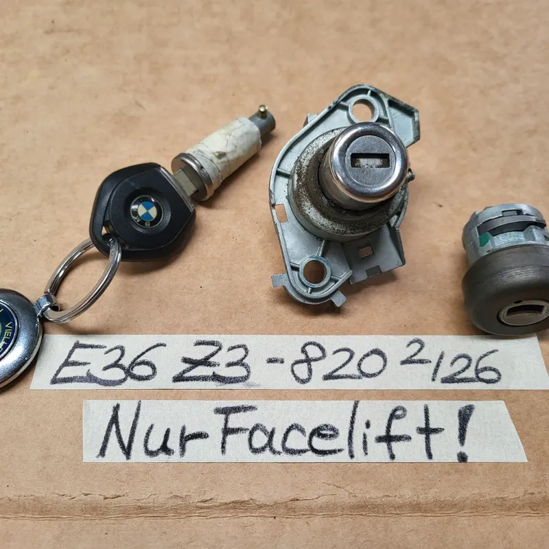 BMW Z3 Roadster Zündschloss Schließzylinder 1095820  Tür Schloss +  Schlüssel