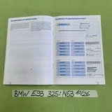 BMW E93 Cabrio Bord Mappe Betriebsanleitung Service Heft english handbook