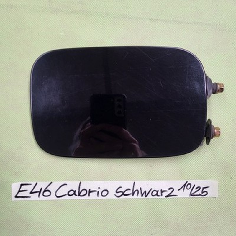 BMW E46 Cabrio Tank Deckel Klappe Schwarz 
