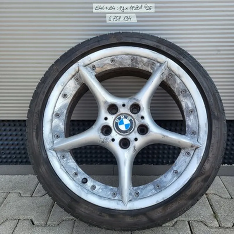 BMW Z4 E85 E86 E46 E63 BBS Alufelge 2-teilig 8 J x 18 Zoll 6758194 ABHOLUNG 