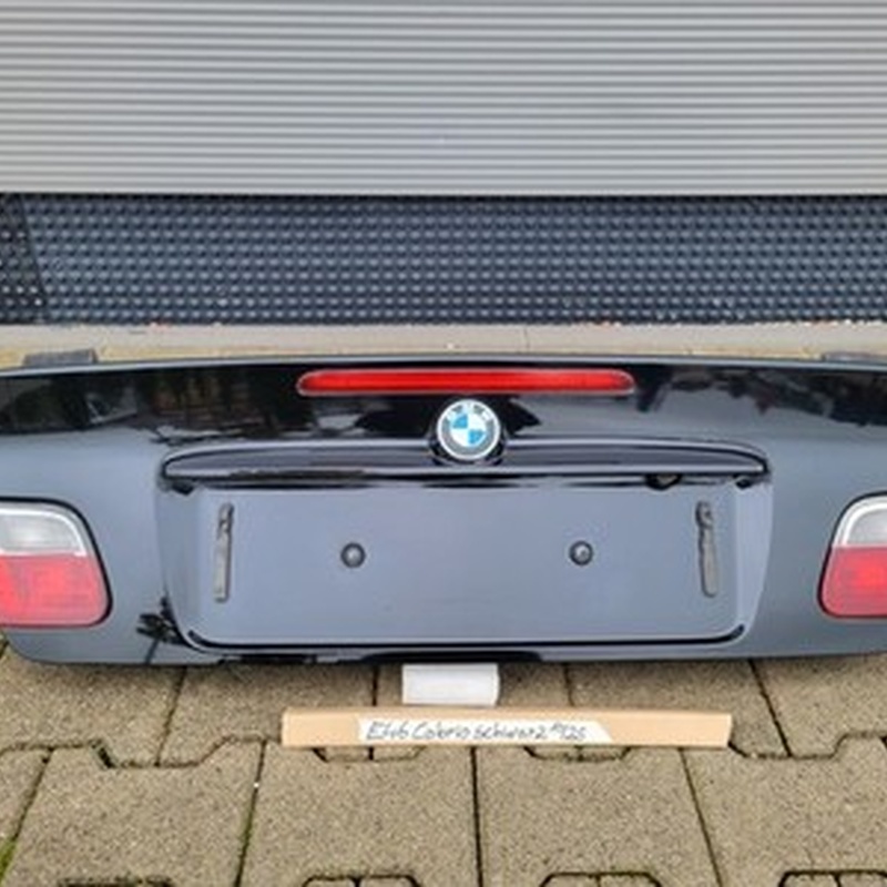 Original BMW E46 Cabrio Heckdeckel Heckklappe Kofferraum Schwarz ABHOLUNG