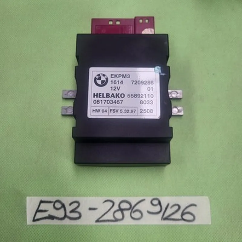 BMW E90 / E91 / E92 / E93 Steuergerät für Kraftstoffpumpe 7209286 Benzin Modul 