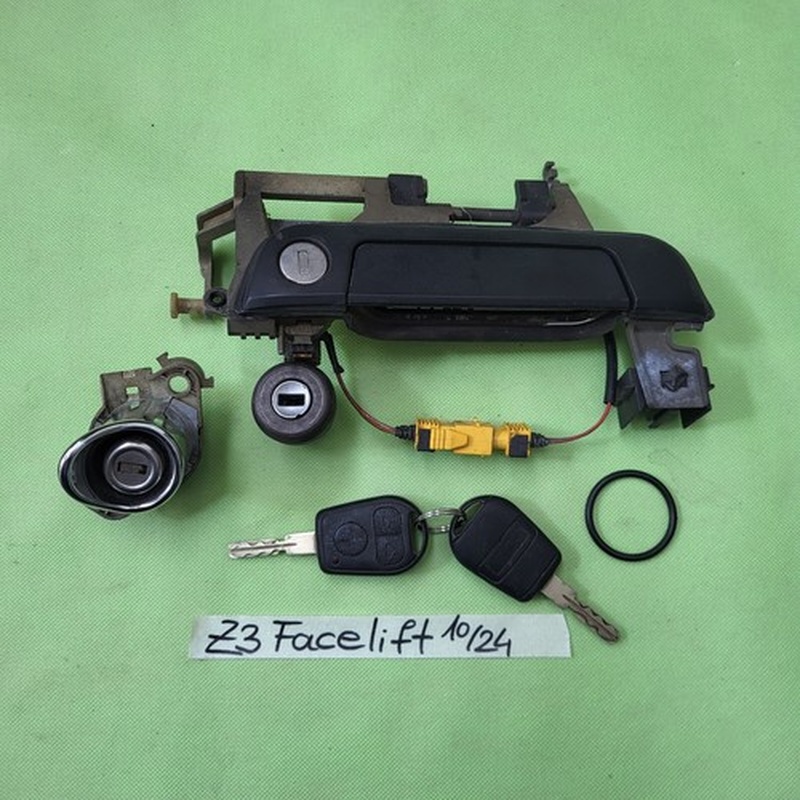 BMW Z3 Türgriff Tür Schloss Zylinder RECHTS Zündschloss 2 Schlüssel Kofferraum 