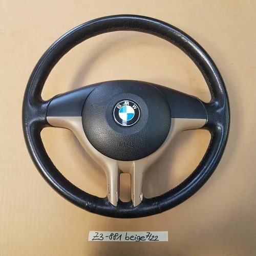 BMW Z3 Roadster Facelift E46 E39 Sportlenkrad Leder Lenker Sport Lenkrad beige
