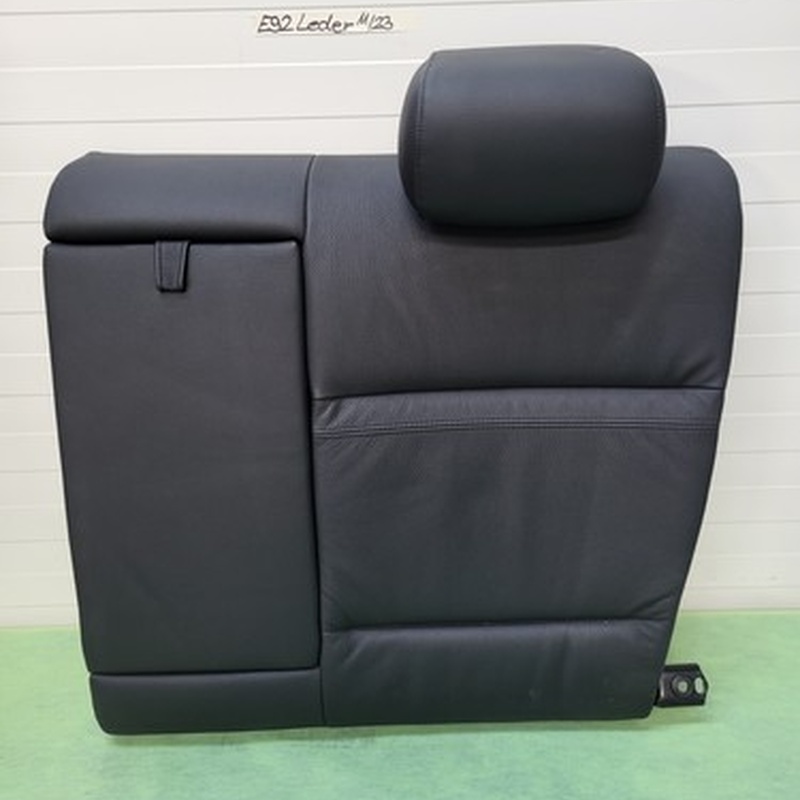 BMW E92 Coupe Rückbank Oberteil LINKS Leder schwarz Rücksitz Lehne ABHOLUNG 