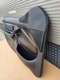 BMW Z3 Roadster Tür Verkleidung Türtafel Leder Snake Schwarz LINKS + Tür Griff