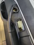 BMW Z3 Tür Verkleidung Leder Schwarz RECHTS + Griff + Chrom Leiste Airbag-Klappe