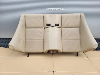 BMW E46 Cabrio Rückbank Rücksitz Bank Sitz Lehne HINTEN Leder Beige ABHOLUNG