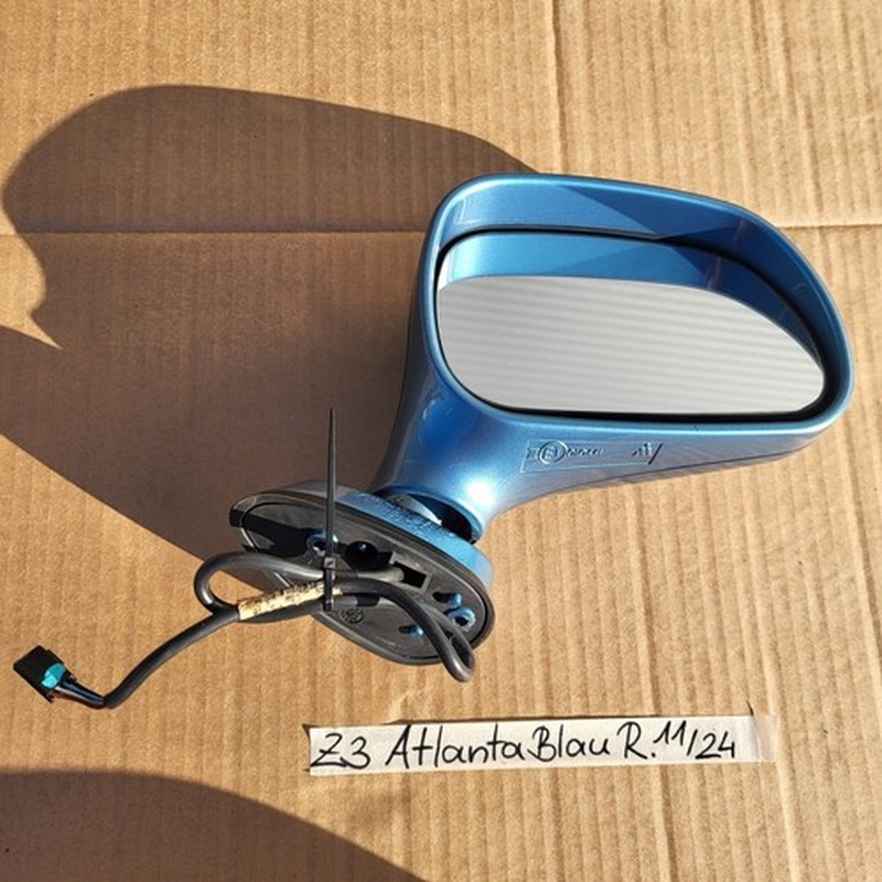 Spiegel BMW Z3 Roadster Seiten Außen Spiegel Kappe Gehäuse RECHTS  Atlanta blau 
