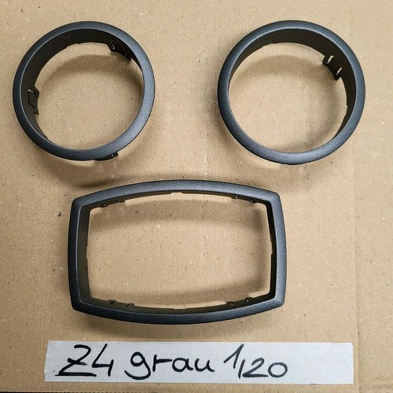 BMW Z4 E85 Armaturenbrett Ring Set grau Rahmen Klima Blende Verkleidung 7048494