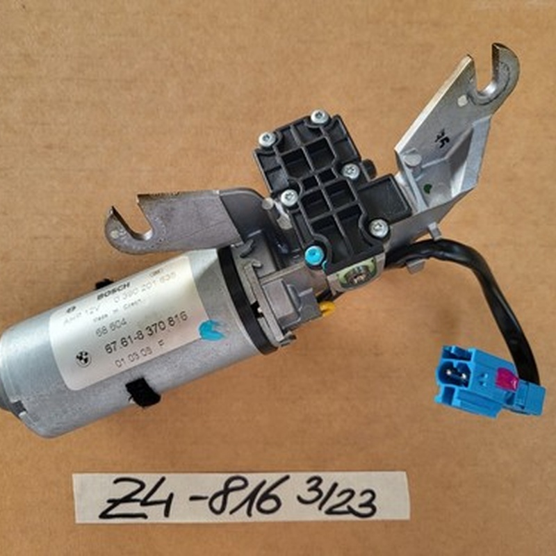 BMW Z4 E85 E36 E46 Cabrio Verdeck Motor 8370816 Dach Antrieb Verriegelung VORNE