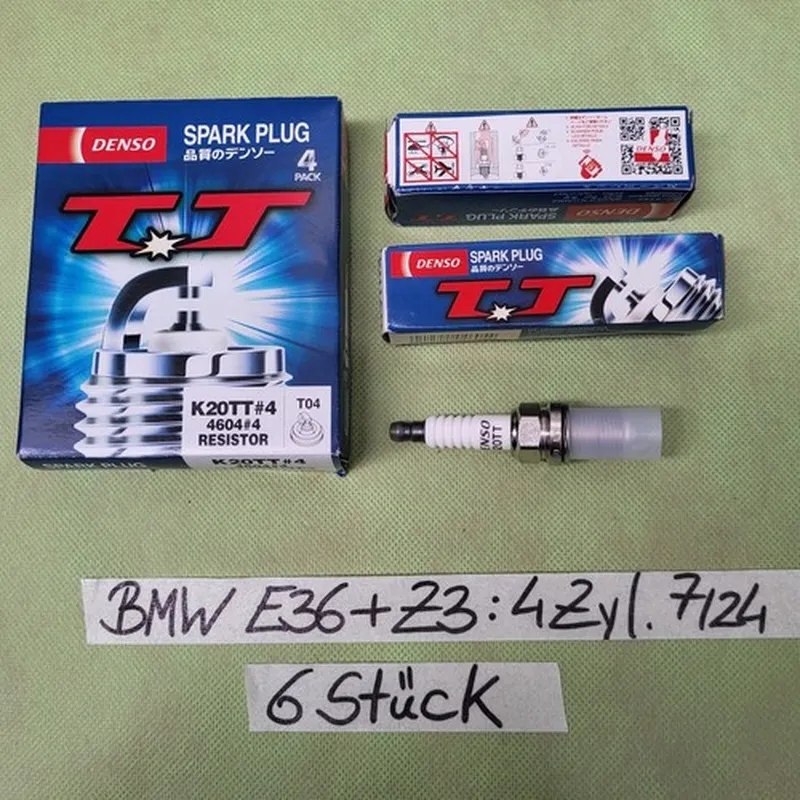 BMW E36 E46 Z3 Zündkerze Denso 6 Stück 