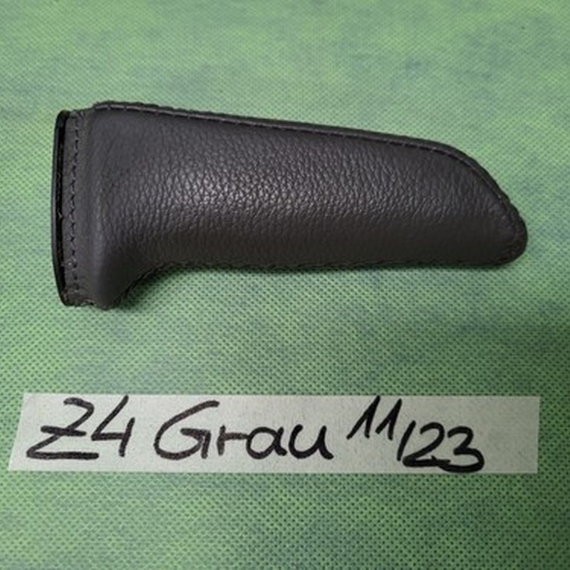 BMW Z4 E85 E86 Griff für Handbremse Leder grau