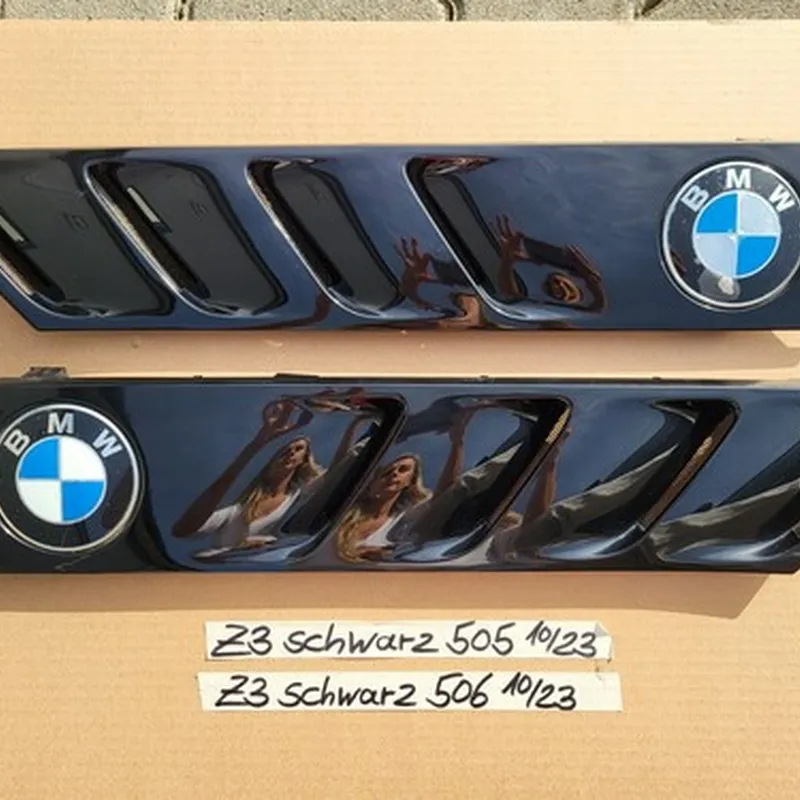 BMW Z3 Roadster Lufteinlass Ki​emen Ziergitter Motorhaube Schwarz R+L