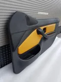 BMW Z3 Roadster Tür Verkleidung Türtafel Leder schwarz gelb nappa sun RECHTS