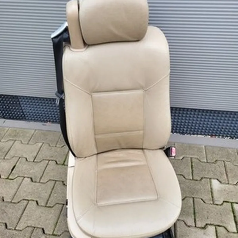 BMW E46 Cabrio Beifahrer Sitz elektrisch Leder Beige + Motor + Memory  ABHOLUNG