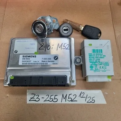 BMW Z3 Motorsteuergerät 7500255  Wegfahrsperre EWS Modul  Zünd + Tür Schloss M52