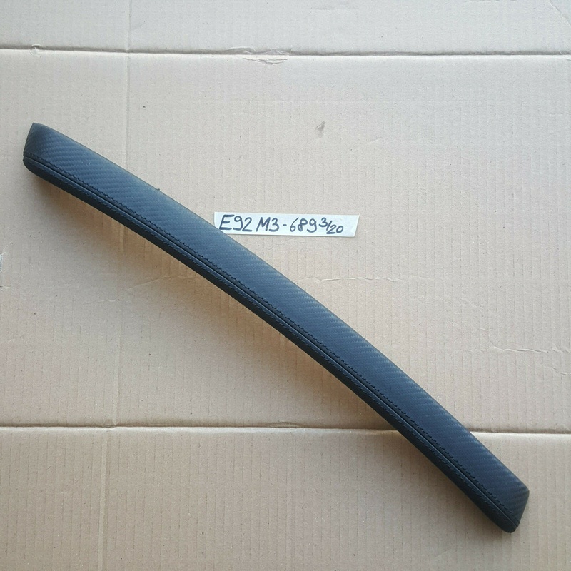 BMW E92 M3 Dekorleiste Zier Leiste Leder Carbon Seitenverkleidung LINKS 8036689 