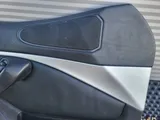 BMW Z3 Tür Verkleidung Leder Schwarz LINKS + Griff + Chrom Leiste Airbag-Klappe